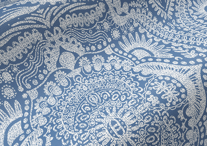 Tribe Mandala, Sapphire Blue - Twist&Fit Roller Blind - Image 4